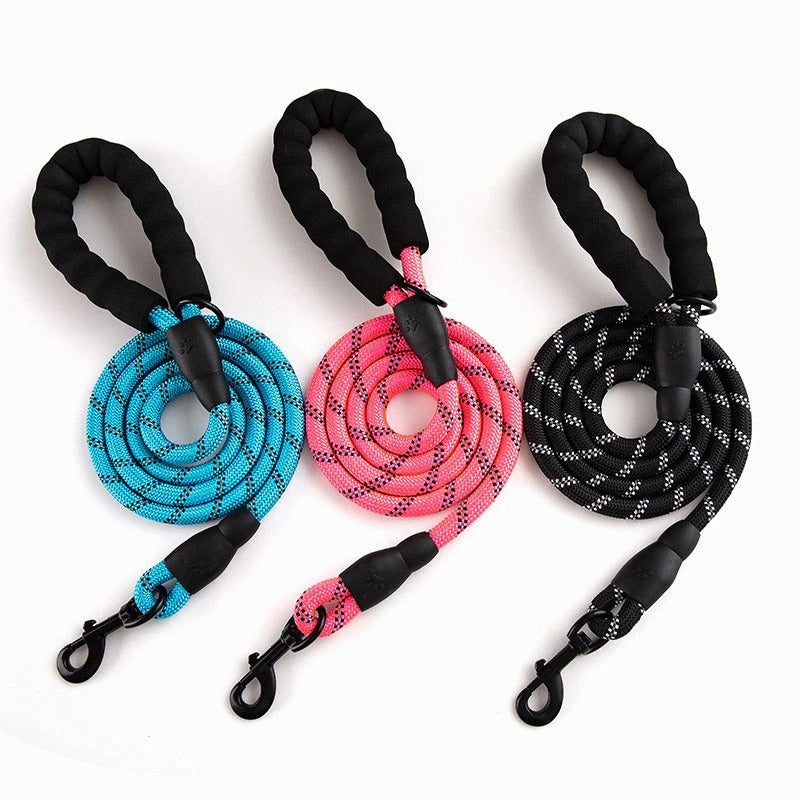 ®D-LEASH PRO | רצועה לכלבים חזקה ומחזירה אור  (1.5 מטר)