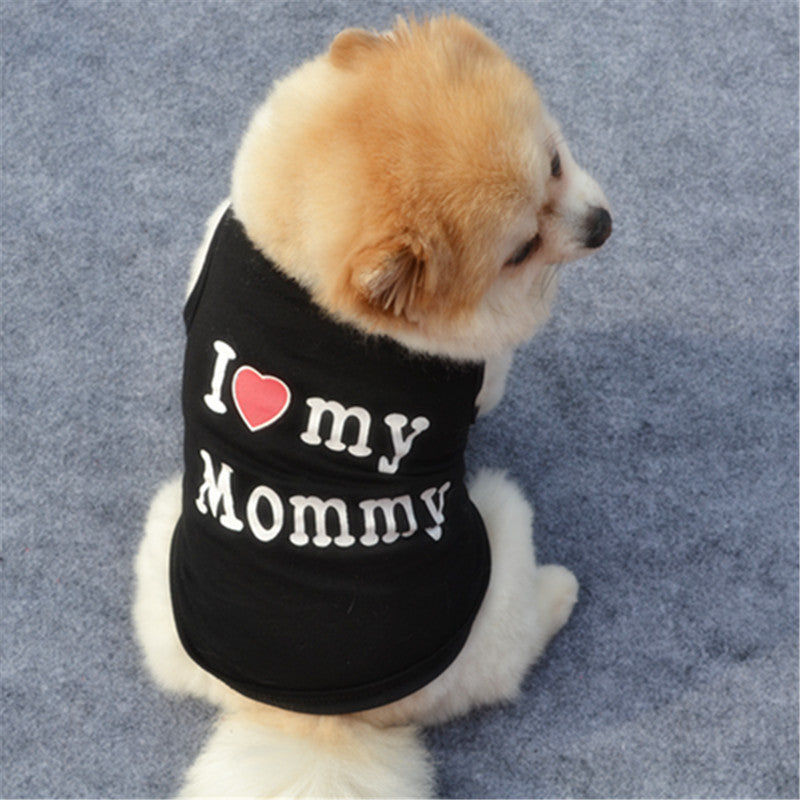 ®WANZIDOG | I LOVE MY MOM חולצה