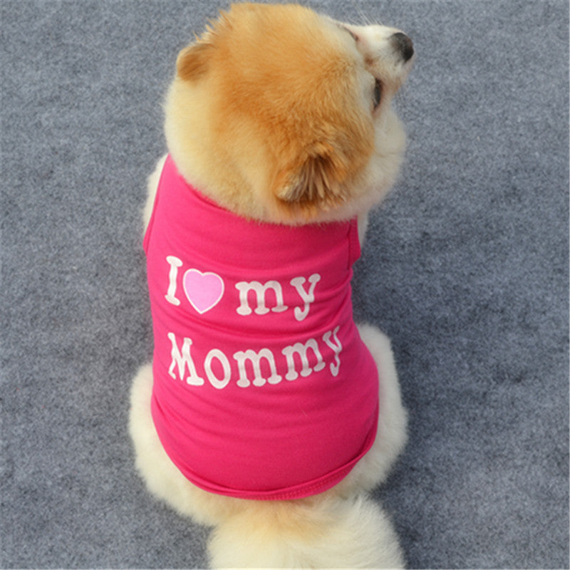 ®WANZIDOG | I LOVE MY MOM חולצה